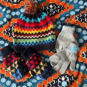 Gap Baby Hat & Mittens Fair Isle pattern